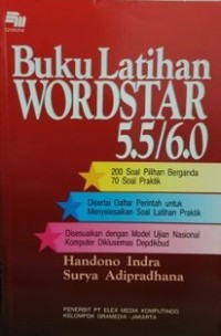 Buku Latihan Wordstar 5.5/6.0